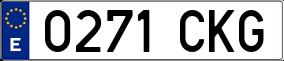 Truck License Plate